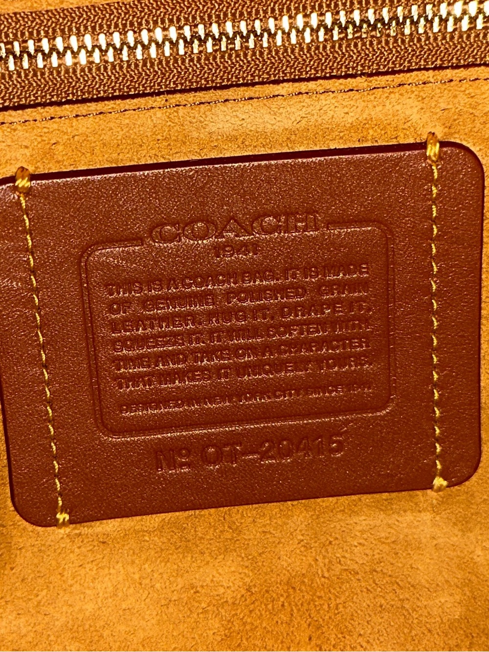 Coach Large Black 1941 Outlaw Satchel with gold tone hardware - Picture 16 of 16